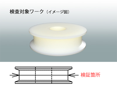 検査対象ワーク　検査箇所